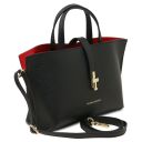 Agatha Handtasche aus Leder Schwarz TL142456