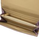 Iside Exclusive Leather Wallet - Large Size Lilac TL142434