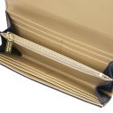 Iside Exklusive Damenbrieftasche aus Leder - Gross Dunkelblau TL142434