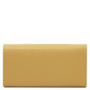 Iside Elégant Portefeuille en Cuir - Grand Modèle Jaune pastel TL142434