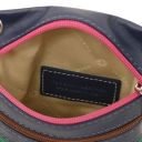 TL Bag Mini Schultertasche aus Weichem Leder Dunkelblau TL142431