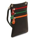 TL Bag Mini Schultertasche aus Weichem Leder Schwarz TL142431