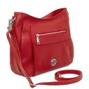 Brenda Sac Bandoulière en Cuir Souple Rouge Lipstick TL142450