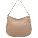 Brenda Soft Leather Shoulder bag Taupe TL142450