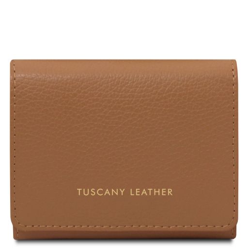 Iside Esclusivo Portafogli in Pelle - Misura Piccola Caramello TL142436