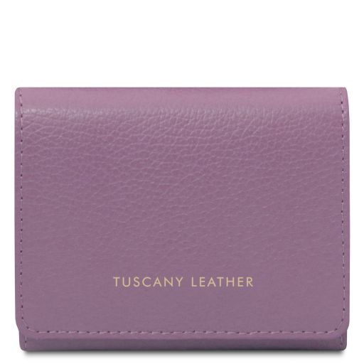 Iside Exclusive Leather Wallet - Small Size Lilac TL142436