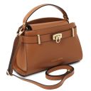 Maisy Borsa a Mano in Pelle Cognac TL142459