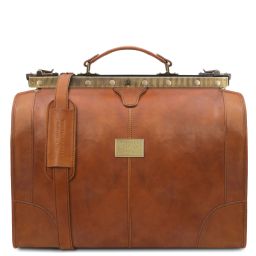 Madrid Sac de Voyage en Cuir - Petit Modèle Naturel TL1023