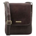 John Borsello da Uomo in Pelle con zip Frontale Testa di Moro TL142464
