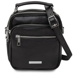 Paul Leather Crossbody Bag Black TL142457