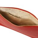 Diva Bolso Noche en Piel et Bandolera de Cadena Rojo Lipstick TL142461