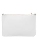 Diva Sac à Main en Cuir et Bandoulière à Chaîne Blanc TL142461