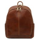 Canberra Rucksack aus Leder 2 Fächer Braun TL142460