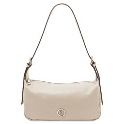 Miranda Sac Bandoulière en Cuir Souple Beige TL142467