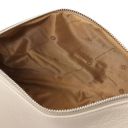 Miranda Schultertasche aus Weichem Leder Beige TL142467