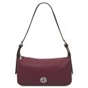 Miranda Borsa al Hombro en Piel Suave Bordeaux TL142467