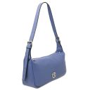 Miranda Soft Leather Shoulder bag Blue TL142467