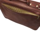 Ancona Leather Messenger bag Brown TL142073