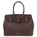 TL Bag Borsa a Mano in Pelle Caffè TL142174