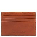 Leather Credit Card Holder Natural TL142471