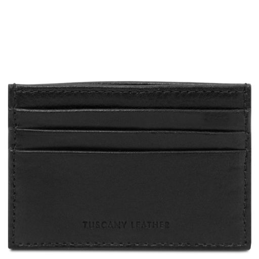 Leather Card Holder Black TL142471