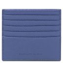 Leather Card Holder Blue TL142470