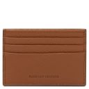 Kartenetui aus Leder Cognac TL142472