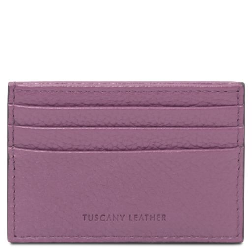 Leather Card Holder Lilac TL142472