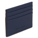 Leather Card Holder Dark Blue TL142472
