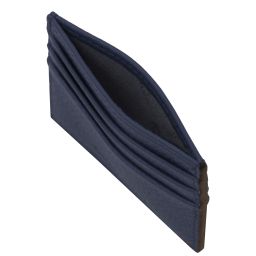 Leather Card Holder Dark Blue TL142472