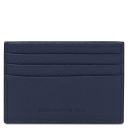 Porte-cartes en Cuir Bleu foncé TL142472