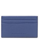 Leather Card Holder Blue TL142474