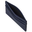 Leather Card Holder Dark Blue TL142474
