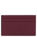 Porte-cartes en Cuir Bordeaux TL142474