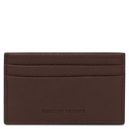 Porte-cartes en Cuir Café TL142474