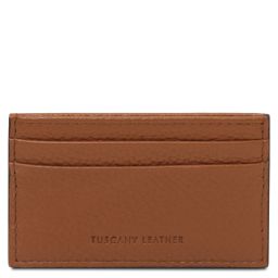 Porte-cartes en Cuir Cognac TL142474