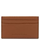 Portacarte di Credito in Pelle Cognac TL142474