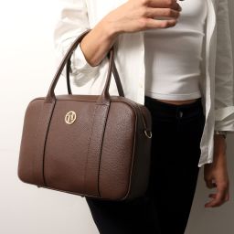Stephany Handtasche aus Leder Kaffee TL142439
