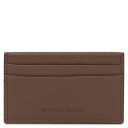 Leather Credit Card Holder Tobac TL142474
