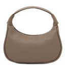 Michelle Beuteltasche aus Leder Dunkel Taupe TL142477