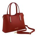 Olimpia Shopper Tasche aus Leder - Klein Rot TL141591