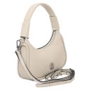 Michelle Leather Handbag - Small Size Бежевый TL142478