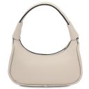 Michelle Leather Handbag - Small Size Бежевый TL142478