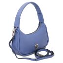 Michelle Borsa a Mano in Pelle - Misura Piccola Blu TL142478
