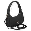 Michelle Leather Handbag - Small Size Black TL142478