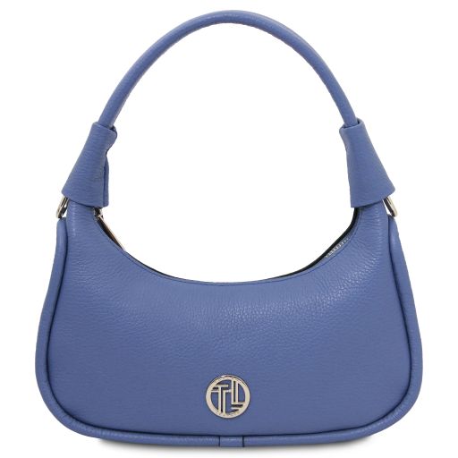 Michelle Bolso a Mano en Piel - Misura Pequeña Azul TL142478