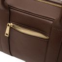 Stephany Borsa a Mano in Pelle Caffè TL142439