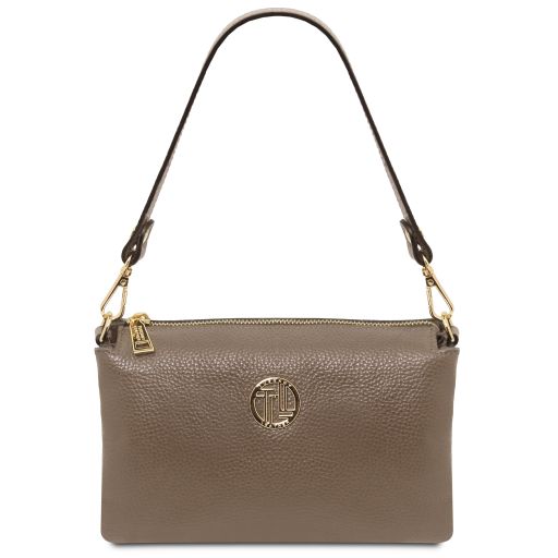 Sia Pochette in Pelle Morbida Talpa scuro TL142479