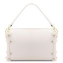 Praline Bauletto in Pelle Morbida Bianco TL100479