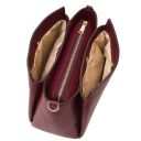 Abby Borsa al Hombro en Piel Bordeaux TL142468